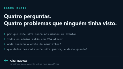 Site Doctor em WordPress