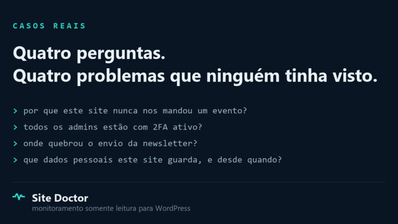 Site Doctor em WordPress